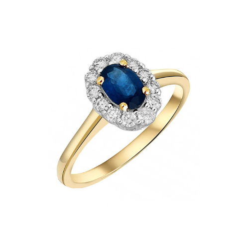 Diamonds by Juwelier van Hooff blauwe saffier