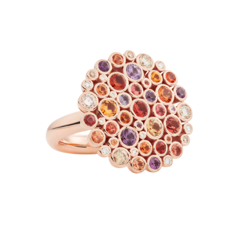 Bron Confetti ring met een mix van saffier
