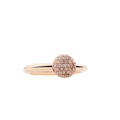 Bron Stardust ring met champagne diamant