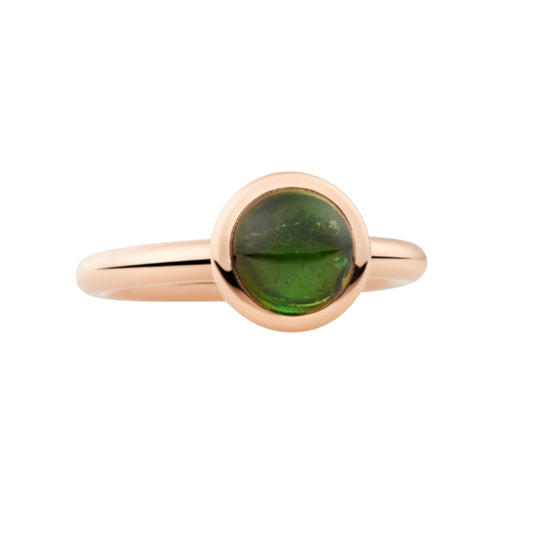 Bron Sushi ring met groene tourmalijn