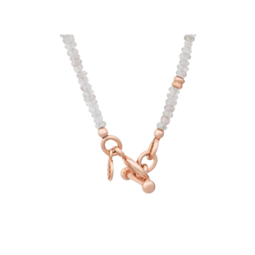 Bron Joy collier met natuurlijke witte zirkoon