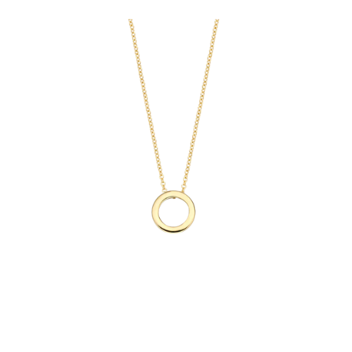 Blush geelgoud collier