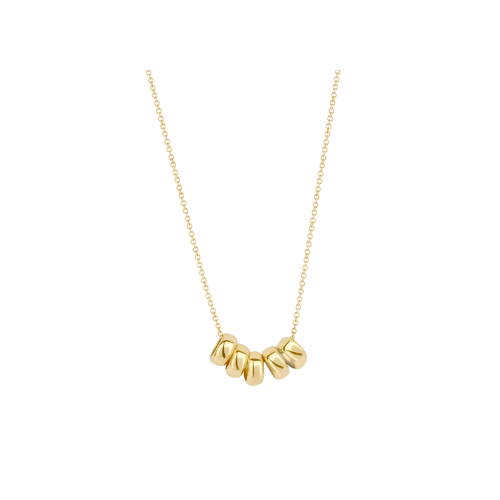 Blush geelgoud collier