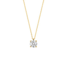 Afbeelding in Gallery-weergave laden, Blush Lab Diamonds geelgoud collier
