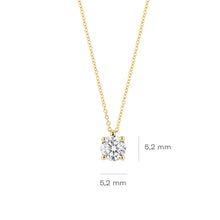 Afbeelding in Gallery-weergave laden, Blush Lab Diamonds geelgoud collier
