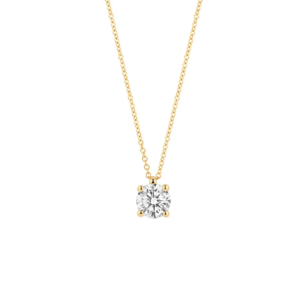 Blush Lab Diamonds geelgoud collier