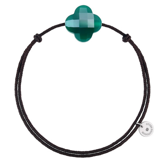 Morganne Bello armband groene agaat