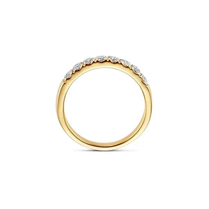 Blush Lab Diamonds memoire ring