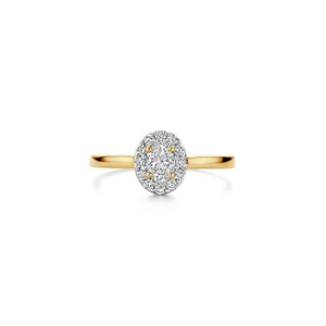 Blush Lab Diamonds ring ovale rozetring