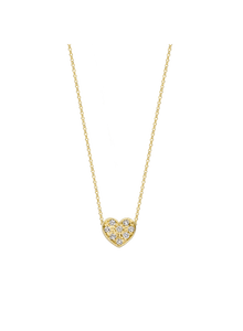 Just franky Treasure Heart Diamond Necklace