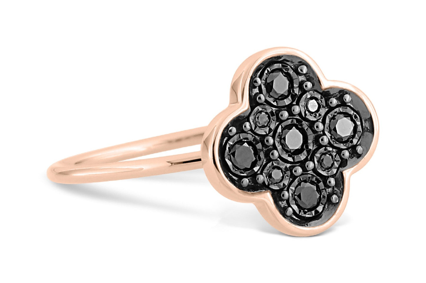 Morganne Bello ring zwarte diamant