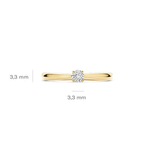 Blush Lab Diamonds solitair ring