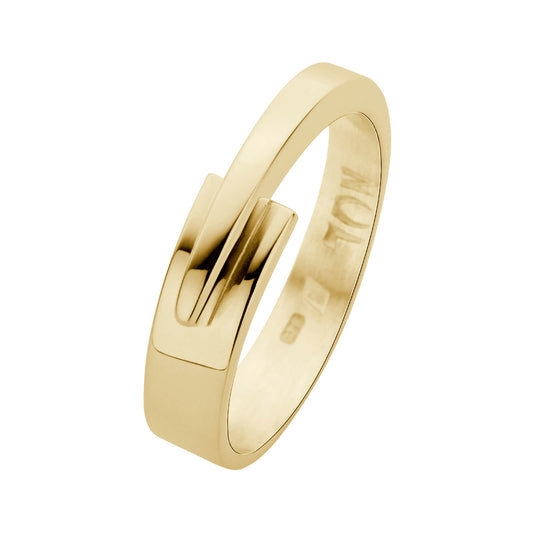 Nol geelgouden ring