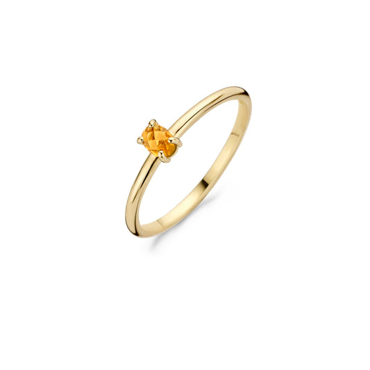 Blush ring met Citrien