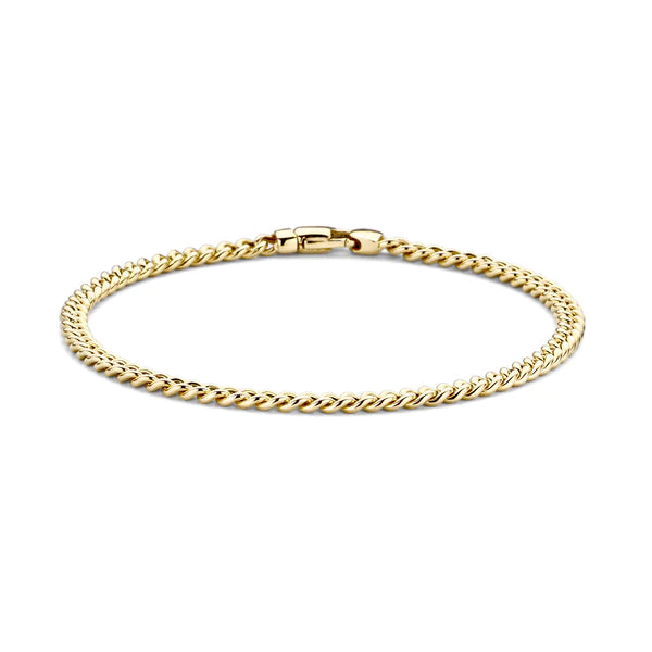 Blush geelgouden armband