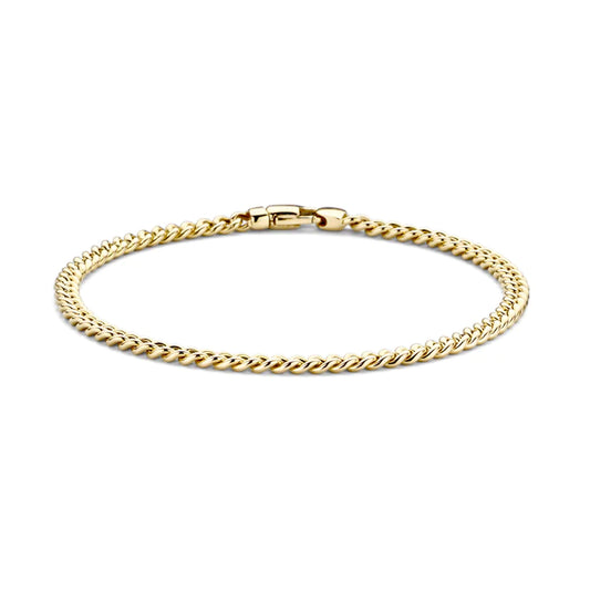 Blush geelgouden armband