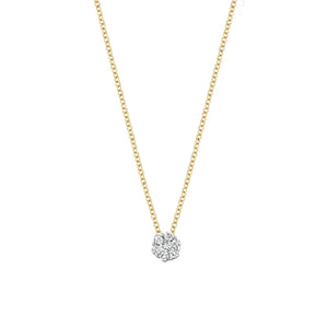 Diamonds By Blush collier geel en wit goud met diamant