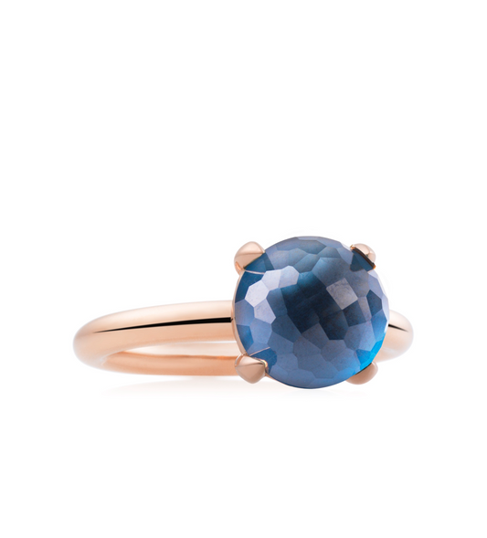 Bron Catch ring met london topaas