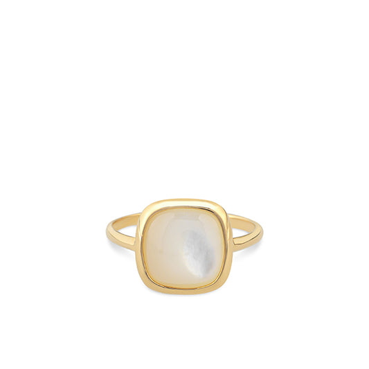 Italo Bottene ring met parelmoer