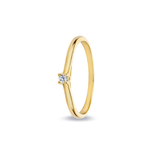Miss Spring ring Allerliefste Noor met diamant