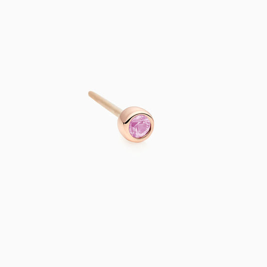 Bron Confetti ( enkel stuk ) met roze saffier