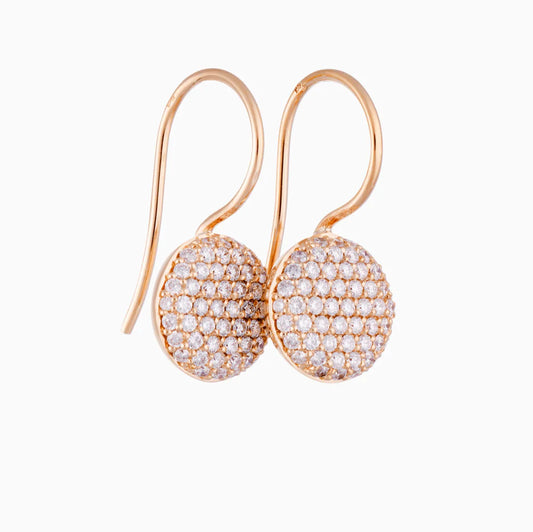Bron Stardust oorbellen met Champange diamant