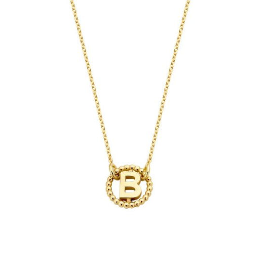 Just Franky Vintage letter collier