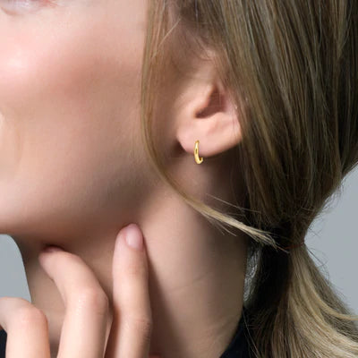 Blush oorbellen Geel goud