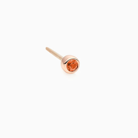 Bron Confetti ( enkel stuk) met oranje saffier