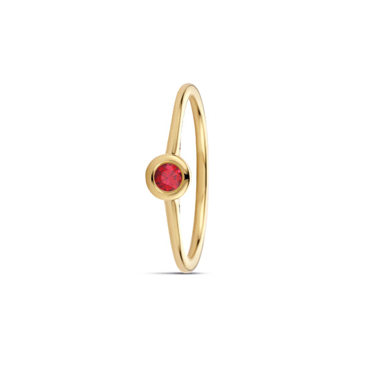 Miss Spring ring Brilliantly robijn